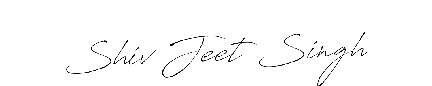 Design your own signature with our free online signature maker. With this signature software, you can create a handwritten (Antro_Vectra) signature for name Shiv Jeet Singh. Shiv Jeet Singh signature style 6 images and pictures png