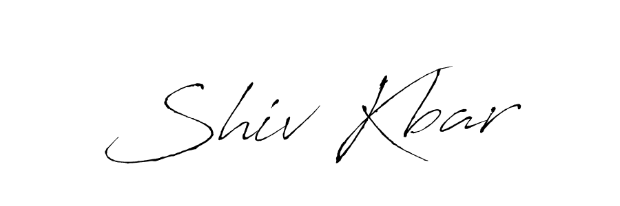 Antro_Vectra is a professional signature style that is perfect for those who want to add a touch of class to their signature. It is also a great choice for those who want to make their signature more unique. Get Shiv Kbar name to fancy signature for free. Shiv Kbar signature style 6 images and pictures png