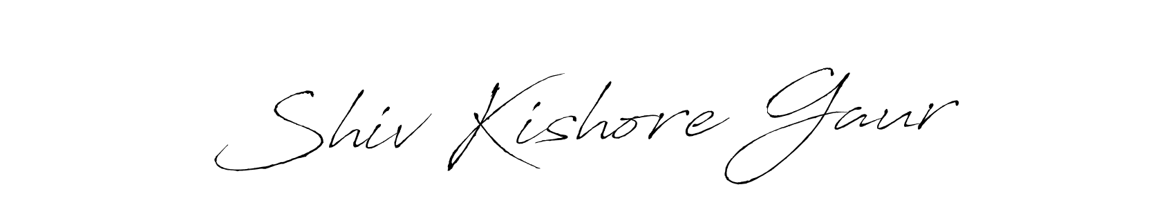 Make a short Shiv Kishore Gaur signature style. Manage your documents anywhere anytime using Antro_Vectra. Create and add eSignatures, submit forms, share and send files easily. Shiv Kishore Gaur signature style 6 images and pictures png