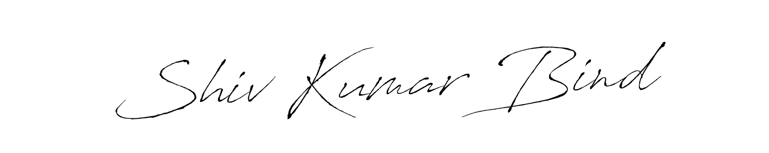 The best way (Antro_Vectra) to make a short signature is to pick only two or three words in your name. The name Shiv Kumar Bind include a total of six letters. For converting this name. Shiv Kumar Bind signature style 6 images and pictures png