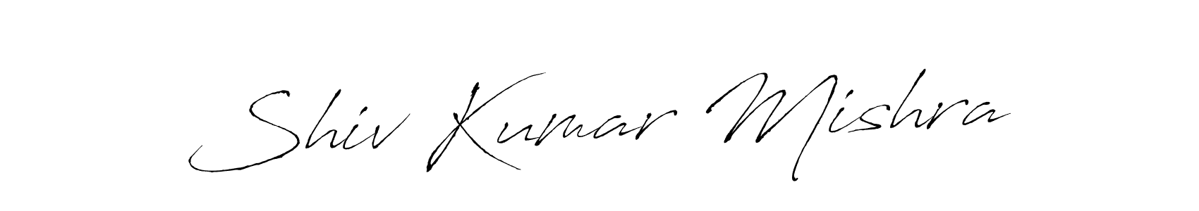The best way (Antro_Vectra) to make a short signature is to pick only two or three words in your name. The name Shiv Kumar Mishra include a total of six letters. For converting this name. Shiv Kumar Mishra signature style 6 images and pictures png