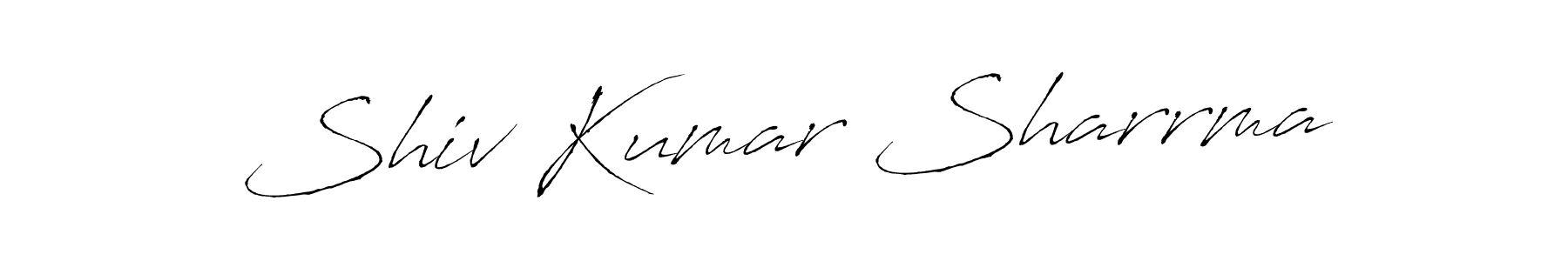 How to make Shiv Kumar Sharrma signature? Antro_Vectra is a professional autograph style. Create handwritten signature for Shiv Kumar Sharrma name. Shiv Kumar Sharrma signature style 6 images and pictures png