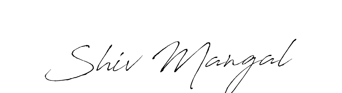 Design your own signature with our free online signature maker. With this signature software, you can create a handwritten (Antro_Vectra) signature for name Shiv Mangal. Shiv Mangal signature style 6 images and pictures png