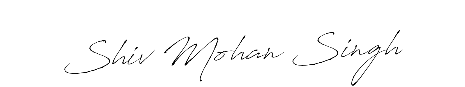 Antro_Vectra is a professional signature style that is perfect for those who want to add a touch of class to their signature. It is also a great choice for those who want to make their signature more unique. Get Shiv Mohan Singh name to fancy signature for free. Shiv Mohan Singh signature style 6 images and pictures png