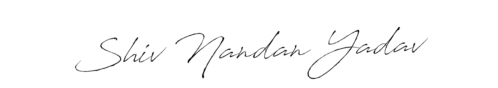 You can use this online signature creator to create a handwritten signature for the name Shiv Nandan Yadav. This is the best online autograph maker. Shiv Nandan Yadav signature style 6 images and pictures png