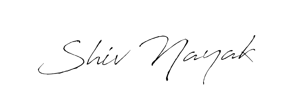 Create a beautiful signature design for name Shiv Nayak. With this signature (Antro_Vectra) fonts, you can make a handwritten signature for free. Shiv Nayak signature style 6 images and pictures png