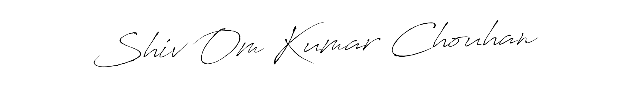 Make a beautiful signature design for name Shiv Om Kumar Chouhan. With this signature (Antro_Vectra) style, you can create a handwritten signature for free. Shiv Om Kumar Chouhan signature style 6 images and pictures png