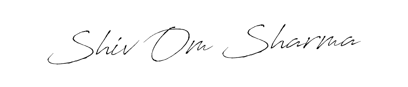 Also we have Shiv Om Sharma name is the best signature style. Create professional handwritten signature collection using Antro_Vectra autograph style. Shiv Om Sharma signature style 6 images and pictures png