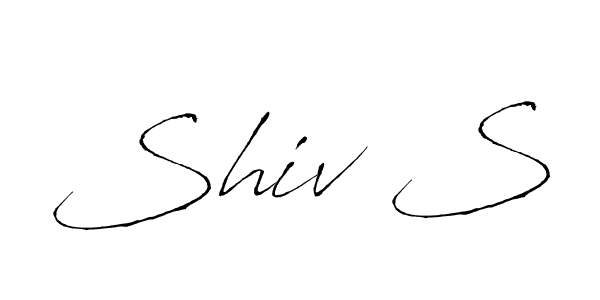 Once you've used our free online signature maker to create your best signature Antro_Vectra style, it's time to enjoy all of the benefits that Shiv S name signing documents. Shiv S signature style 6 images and pictures png