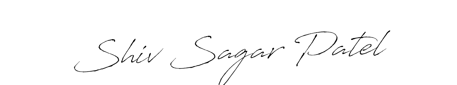 The best way (Antro_Vectra) to make a short signature is to pick only two or three words in your name. The name Shiv Sagar Patel include a total of six letters. For converting this name. Shiv Sagar Patel signature style 6 images and pictures png