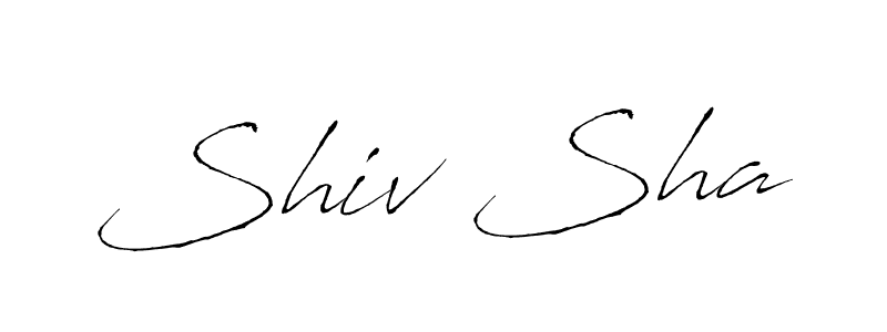 Design your own signature with our free online signature maker. With this signature software, you can create a handwritten (Antro_Vectra) signature for name Shiv Sha. Shiv Sha signature style 6 images and pictures png