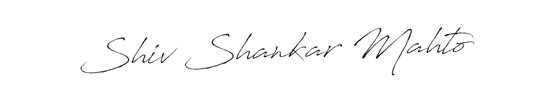 Shiv Shankar Mahto stylish signature style. Best Handwritten Sign (Antro_Vectra) for my name. Handwritten Signature Collection Ideas for my name Shiv Shankar Mahto. Shiv Shankar Mahto signature style 6 images and pictures png