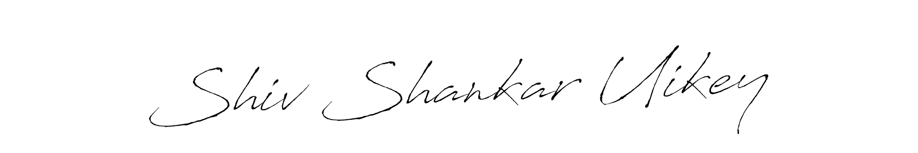 Create a beautiful signature design for name Shiv Shankar Uikey. With this signature (Antro_Vectra) fonts, you can make a handwritten signature for free. Shiv Shankar Uikey signature style 6 images and pictures png