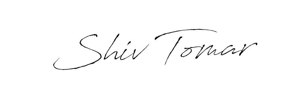 Also we have Shiv Tomar name is the best signature style. Create professional handwritten signature collection using Antro_Vectra autograph style. Shiv Tomar signature style 6 images and pictures png