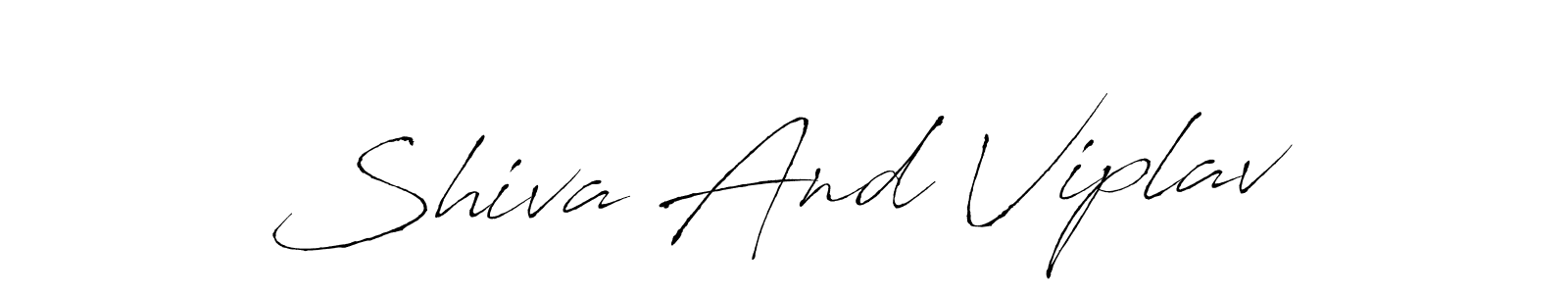 Also You can easily find your signature by using the search form. We will create Shiva And Viplav name handwritten signature images for you free of cost using Antro_Vectra sign style. Shiva And Viplav signature style 6 images and pictures png