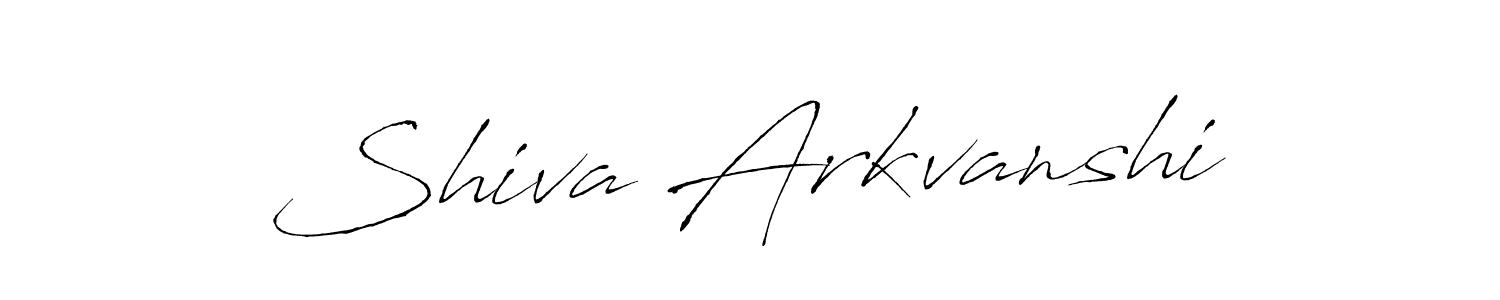 Shiva Arkvanshi stylish signature style. Best Handwritten Sign (Antro_Vectra) for my name. Handwritten Signature Collection Ideas for my name Shiva Arkvanshi. Shiva Arkvanshi signature style 6 images and pictures png