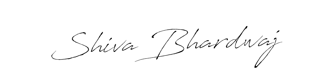 Design your own signature with our free online signature maker. With this signature software, you can create a handwritten (Antro_Vectra) signature for name Shiva Bhardwaj. Shiva Bhardwaj signature style 6 images and pictures png