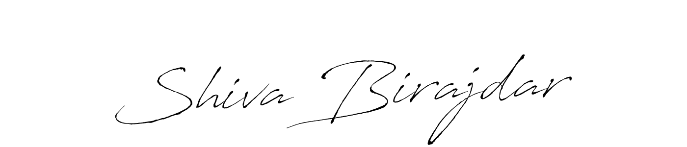 How to make Shiva Birajdar name signature. Use Antro_Vectra style for creating short signs online. This is the latest handwritten sign. Shiva Birajdar signature style 6 images and pictures png