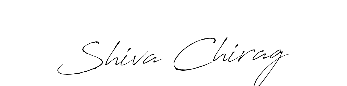 How to make Shiva Chirag signature? Antro_Vectra is a professional autograph style. Create handwritten signature for Shiva Chirag name. Shiva Chirag signature style 6 images and pictures png