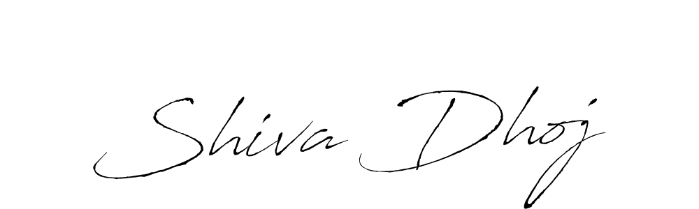 Make a beautiful signature design for name Shiva Dhoj. With this signature (Antro_Vectra) style, you can create a handwritten signature for free. Shiva Dhoj signature style 6 images and pictures png