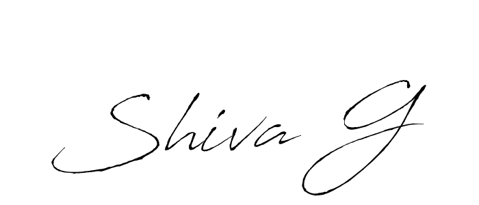 Also we have Shiva G name is the best signature style. Create professional handwritten signature collection using Antro_Vectra autograph style. Shiva G signature style 6 images and pictures png