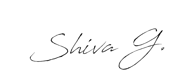 Shiva G. stylish signature style. Best Handwritten Sign (Antro_Vectra) for my name. Handwritten Signature Collection Ideas for my name Shiva G.. Shiva G. signature style 6 images and pictures png