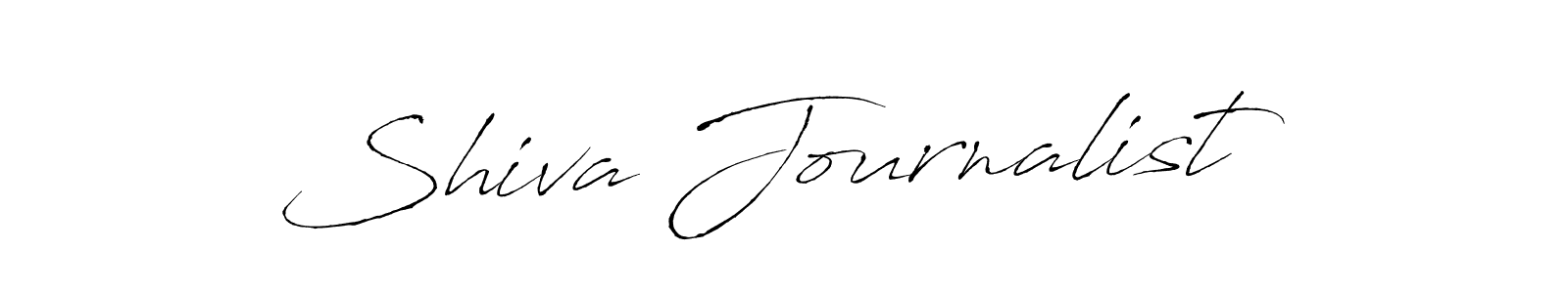 How to make Shiva Journalist signature? Antro_Vectra is a professional autograph style. Create handwritten signature for Shiva Journalist name. Shiva Journalist signature style 6 images and pictures png