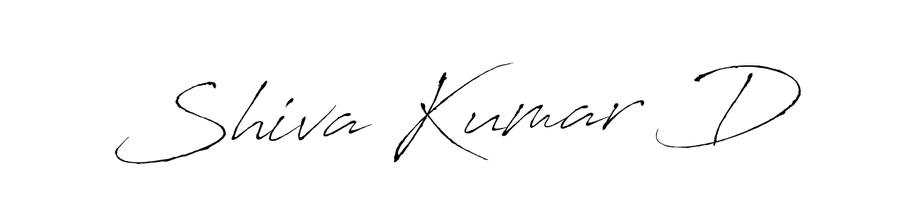 Shiva Kumar D stylish signature style. Best Handwritten Sign (Antro_Vectra) for my name. Handwritten Signature Collection Ideas for my name Shiva Kumar D. Shiva Kumar D signature style 6 images and pictures png