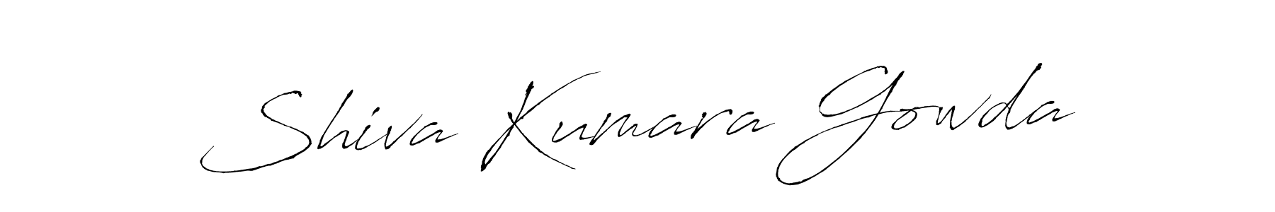 Antro_Vectra is a professional signature style that is perfect for those who want to add a touch of class to their signature. It is also a great choice for those who want to make their signature more unique. Get Shiva Kumara Gowda name to fancy signature for free. Shiva Kumara Gowda signature style 6 images and pictures png