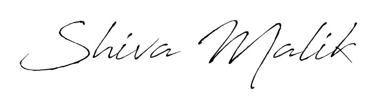 An effortless, minimalist signature concept for Shiva Malik using Antro_Vectra design. Clean lines that look great on any document. Shiva Malik signature style 6 images and pictures png