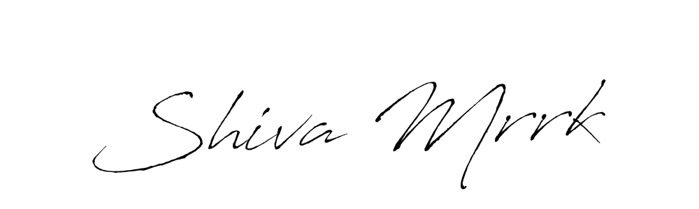 Make a beautiful signature design for name Shiva Mrrk. With this signature (Antro_Vectra) style, you can create a handwritten signature for free. Shiva Mrrk signature style 6 images and pictures png