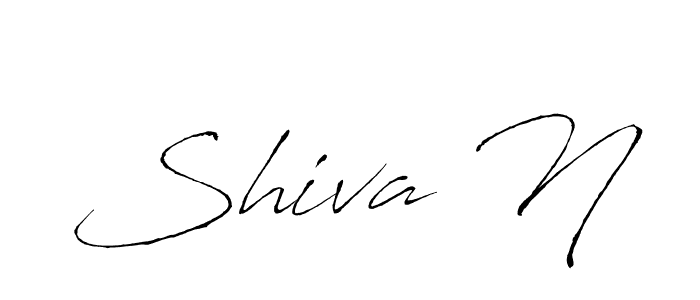 Once you've used our free online signature maker to create your best signature Antro_Vectra style, it's time to enjoy all of the benefits that Shiva N name signing documents. Shiva N signature style 6 images and pictures png