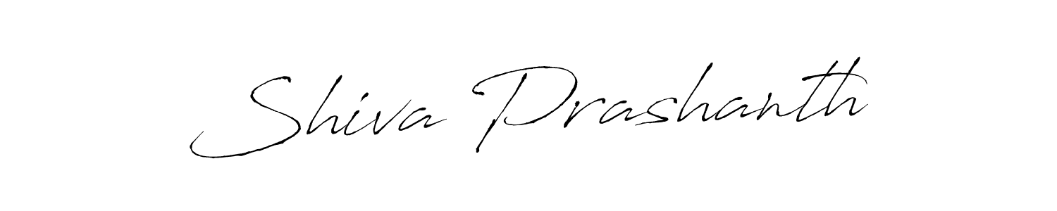 Design your own signature with our free online signature maker. With this signature software, you can create a handwritten (Antro_Vectra) signature for name Shiva Prashanth. Shiva Prashanth signature style 6 images and pictures png