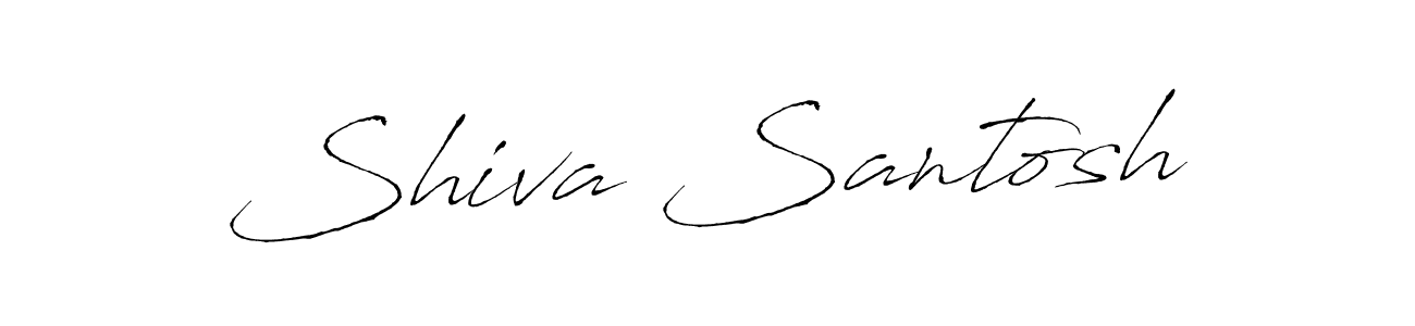 How to make Shiva Santosh signature? Antro_Vectra is a professional autograph style. Create handwritten signature for Shiva Santosh name. Shiva Santosh signature style 6 images and pictures png