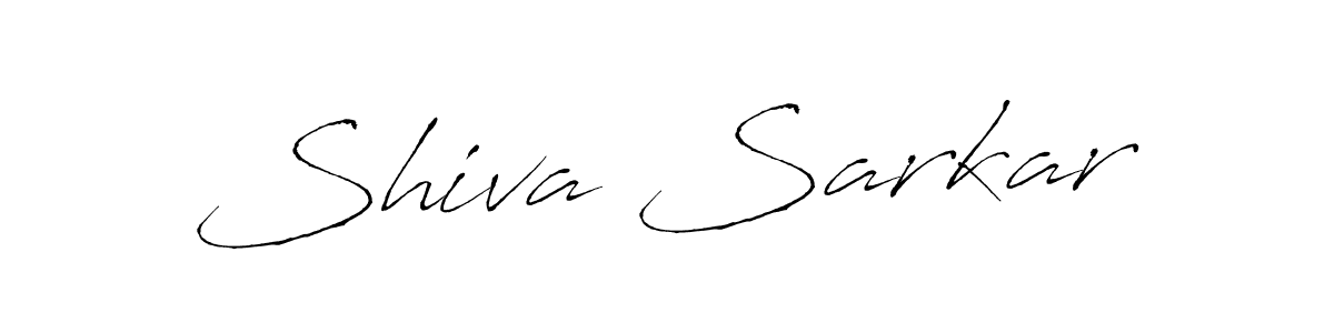 How to make Shiva Sarkar name signature. Use Antro_Vectra style for creating short signs online. This is the latest handwritten sign. Shiva Sarkar signature style 6 images and pictures png