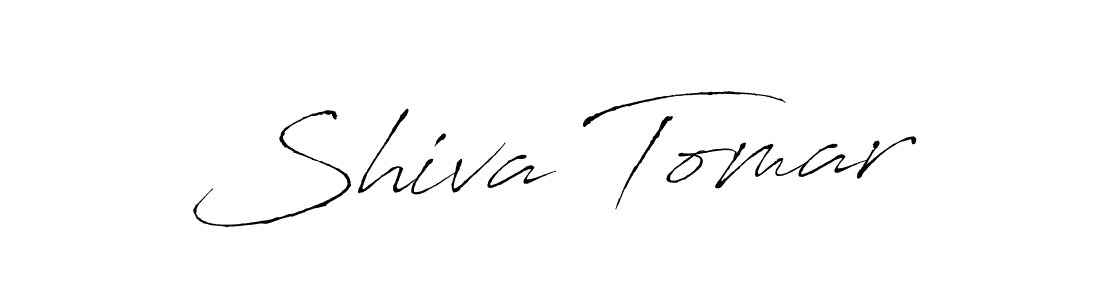 Also we have Shiva Tomar name is the best signature style. Create professional handwritten signature collection using Antro_Vectra autograph style. Shiva Tomar signature style 6 images and pictures png