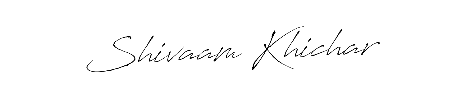 How to Draw Shivaam Khichar signature style? Antro_Vectra is a latest design signature styles for name Shivaam Khichar. Shivaam Khichar signature style 6 images and pictures png