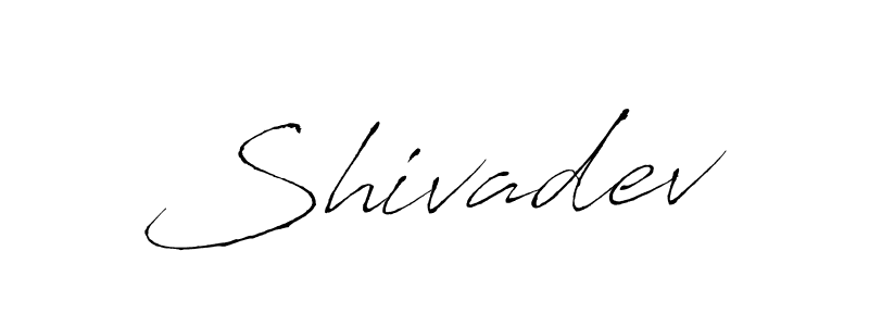 Design your own signature with our free online signature maker. With this signature software, you can create a handwritten (Antro_Vectra) signature for name Shivadev. Shivadev signature style 6 images and pictures png