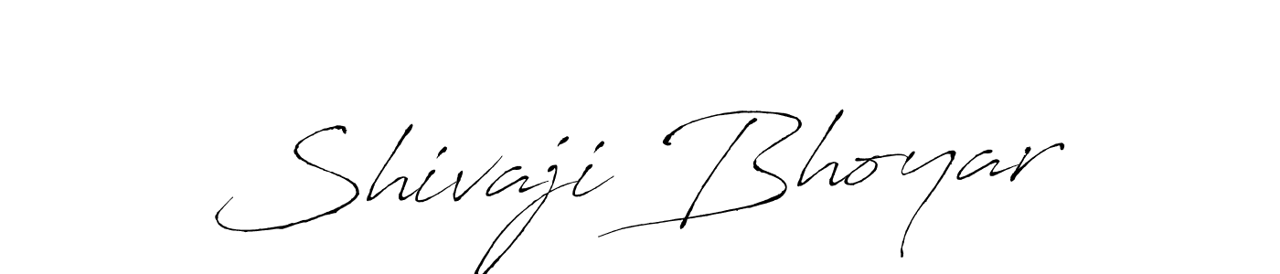 Design your own signature with our free online signature maker. With this signature software, you can create a handwritten (Antro_Vectra) signature for name Shivaji Bhoyar. Shivaji Bhoyar signature style 6 images and pictures png