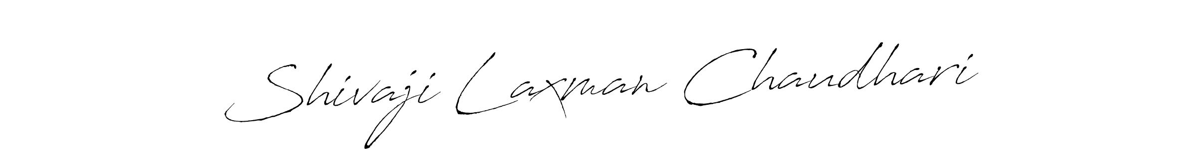 Create a beautiful signature design for name Shivaji Laxman Chaudhari. With this signature (Antro_Vectra) fonts, you can make a handwritten signature for free. Shivaji Laxman Chaudhari signature style 6 images and pictures png