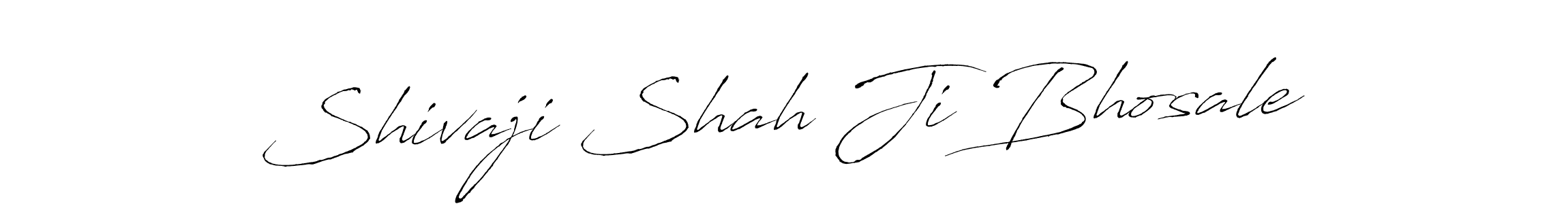 How to make Shivaji Shah Ji Bhosale name signature. Use Antro_Vectra style for creating short signs online. This is the latest handwritten sign. Shivaji Shah Ji Bhosale signature style 6 images and pictures png