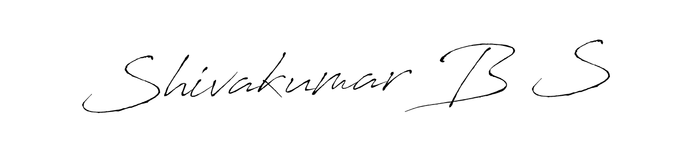 Use a signature maker to create a handwritten signature online. With this signature software, you can design (Antro_Vectra) your own signature for name Shivakumar B S. Shivakumar B S signature style 6 images and pictures png