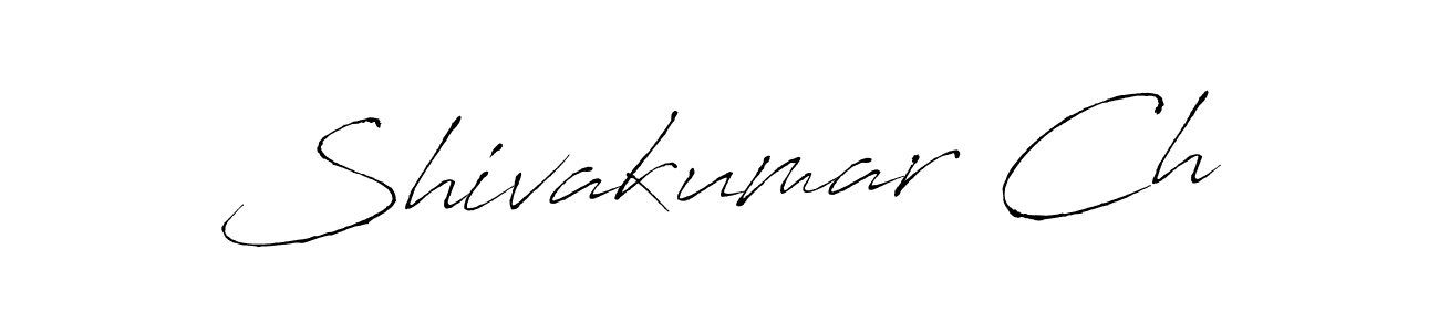 You should practise on your own different ways (Antro_Vectra) to write your name (Shivakumar Ch) in signature. don't let someone else do it for you. Shivakumar Ch signature style 6 images and pictures png