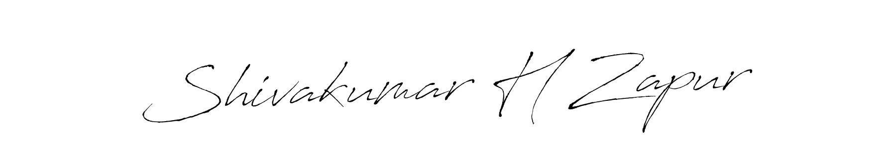 Make a beautiful signature design for name Shivakumar H Zapur. With this signature (Antro_Vectra) style, you can create a handwritten signature for free. Shivakumar H Zapur signature style 6 images and pictures png