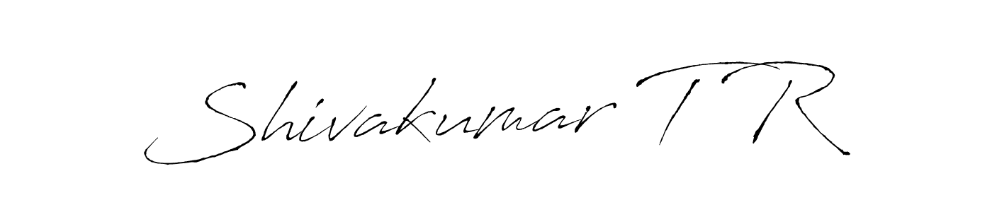 Shivakumar T R stylish signature style. Best Handwritten Sign (Antro_Vectra) for my name. Handwritten Signature Collection Ideas for my name Shivakumar T R. Shivakumar T R signature style 6 images and pictures png