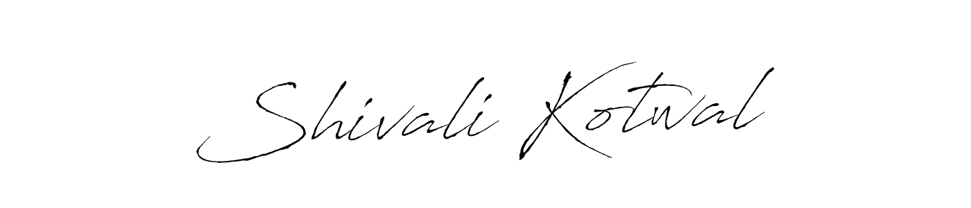 How to make Shivali Kotwal signature? Antro_Vectra is a professional autograph style. Create handwritten signature for Shivali Kotwal name. Shivali Kotwal signature style 6 images and pictures png