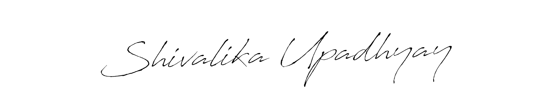 How to make Shivalika Upadhyay name signature. Use Antro_Vectra style for creating short signs online. This is the latest handwritten sign. Shivalika Upadhyay signature style 6 images and pictures png