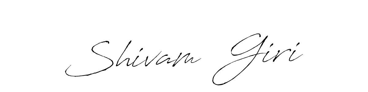 Make a beautiful signature design for name Shivam  Giri. With this signature (Antro_Vectra) style, you can create a handwritten signature for free. Shivam  Giri signature style 6 images and pictures png