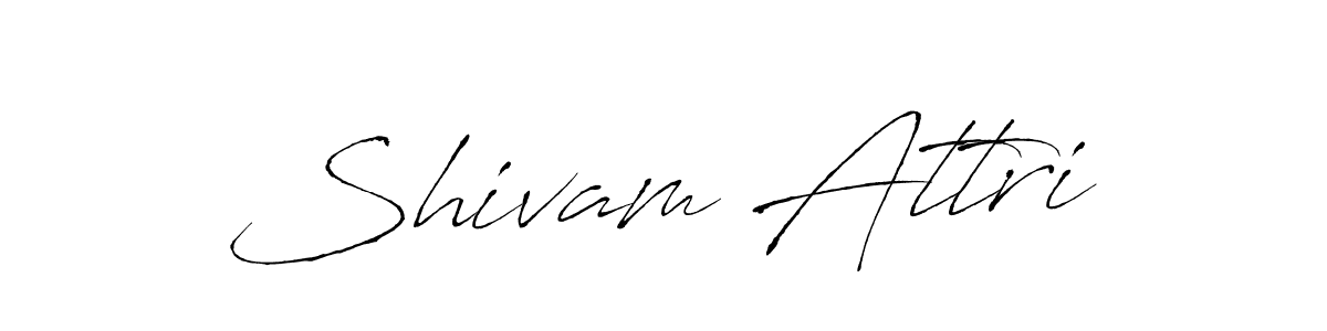 How to make Shivam Attri signature? Antro_Vectra is a professional autograph style. Create handwritten signature for Shivam Attri name. Shivam Attri signature style 6 images and pictures png