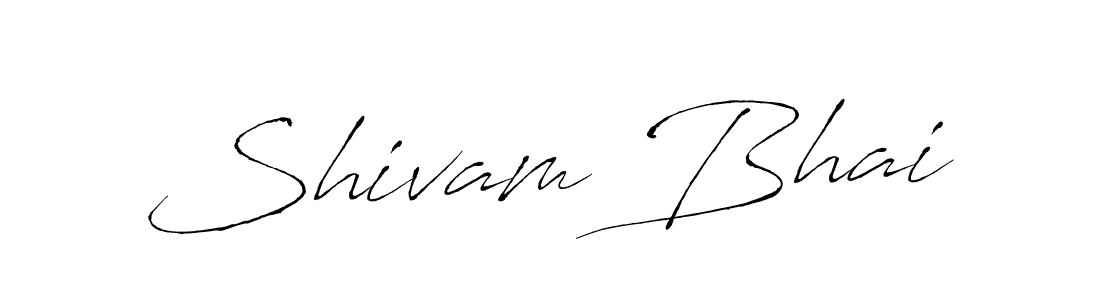 Design your own signature with our free online signature maker. With this signature software, you can create a handwritten (Antro_Vectra) signature for name Shivam Bhai. Shivam Bhai signature style 6 images and pictures png